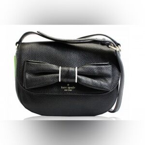 Kate Spade Rosewood Place Adelaide Crossbody Bag | Black Pebbled Leather